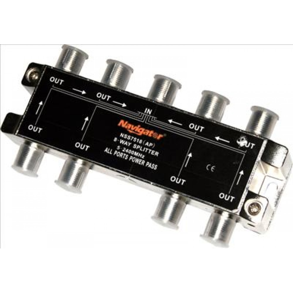 8 Way Freeview TV Splitter / Amplifier